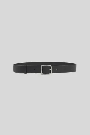 Addison Belt Black With Silver