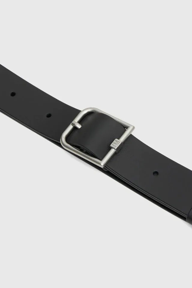 Addison Belt Black With Silver