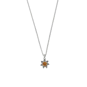 Brighton Women's Everbloom Sunflower November Topaz Necklace