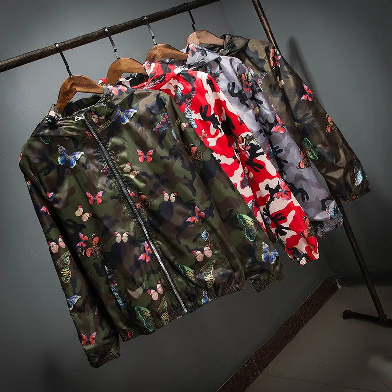 Camouflage Windbreaker