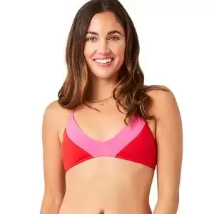 Carve Designs Tamarindo Colorblock Bikini Top
