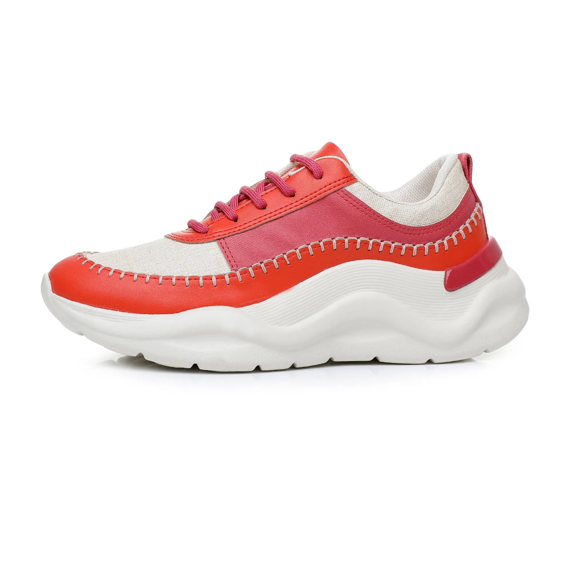 City Beat Chunk Sneakers - Pink & Coral (939.005)