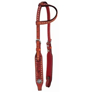 Country Legend Buckstitch & Flower One Ear Headstall