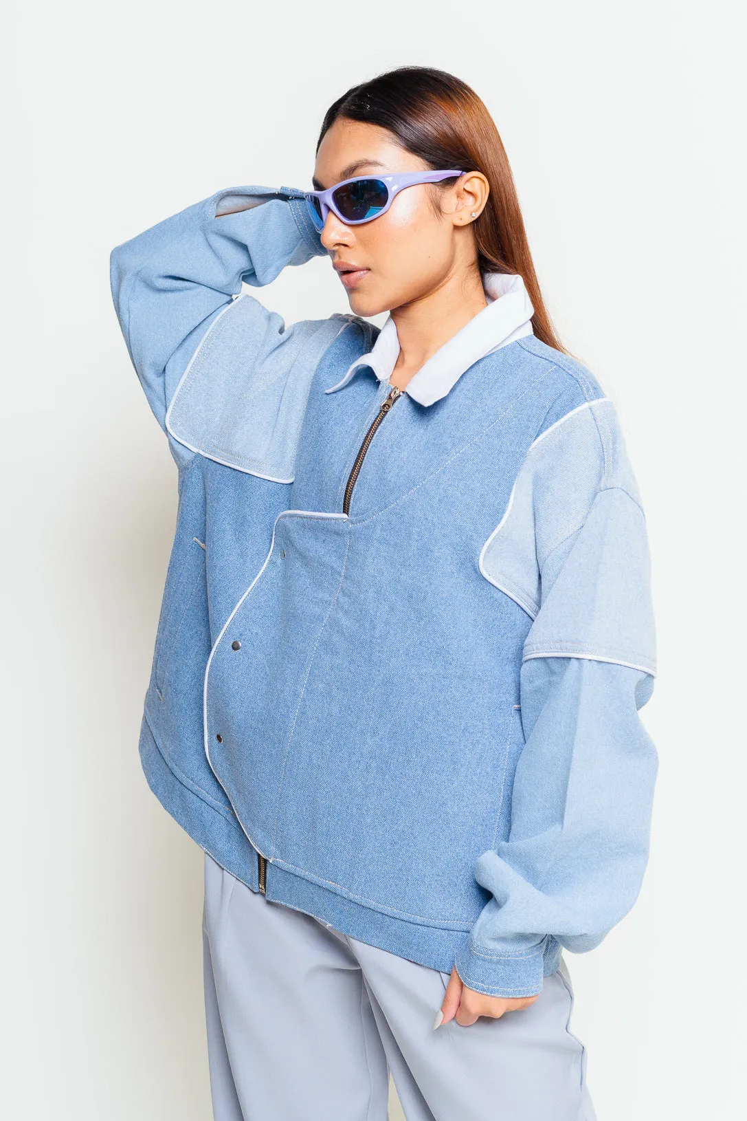 Denim Play Oversized Jacket