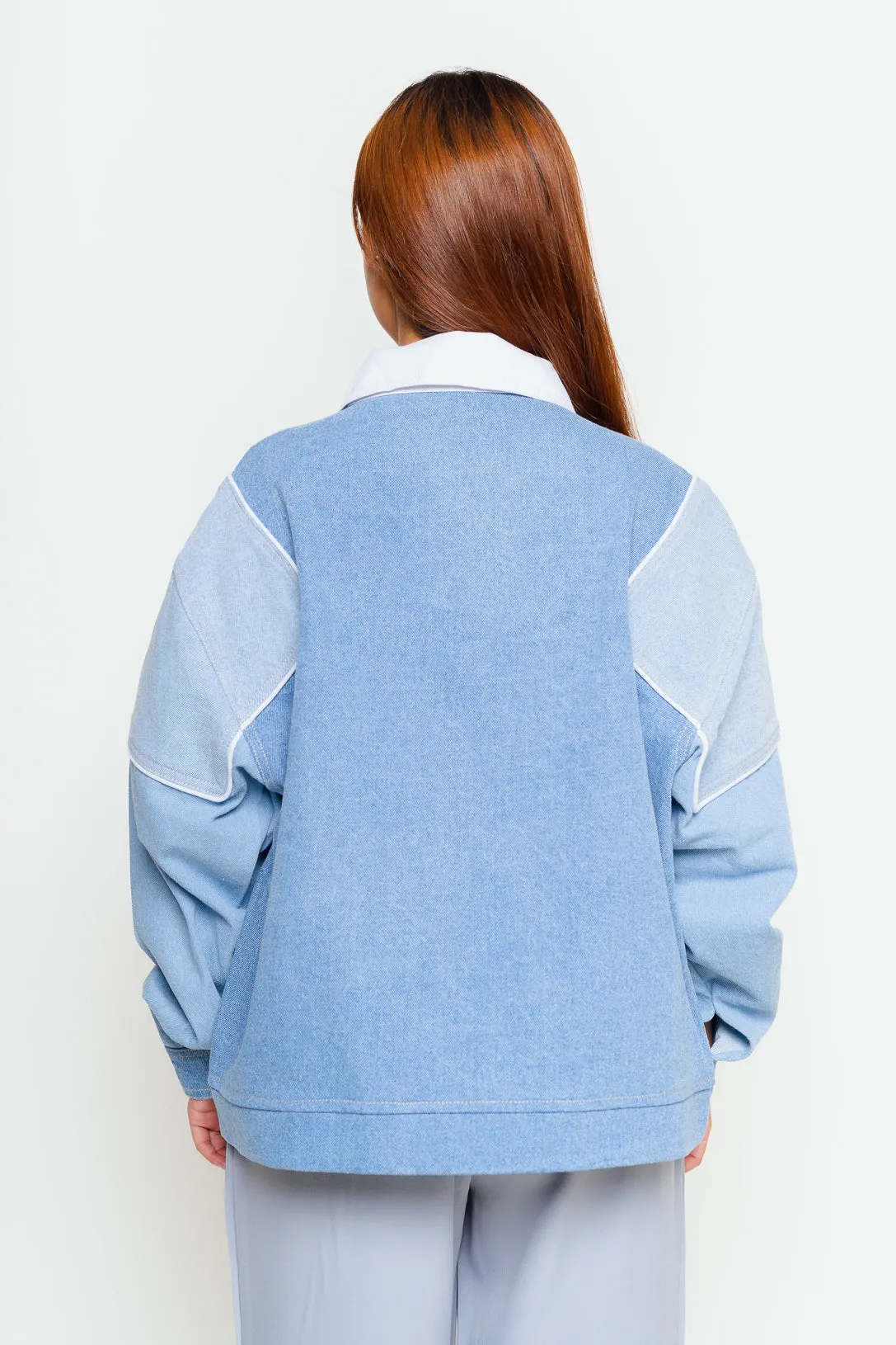 Denim Play Oversized Jacket