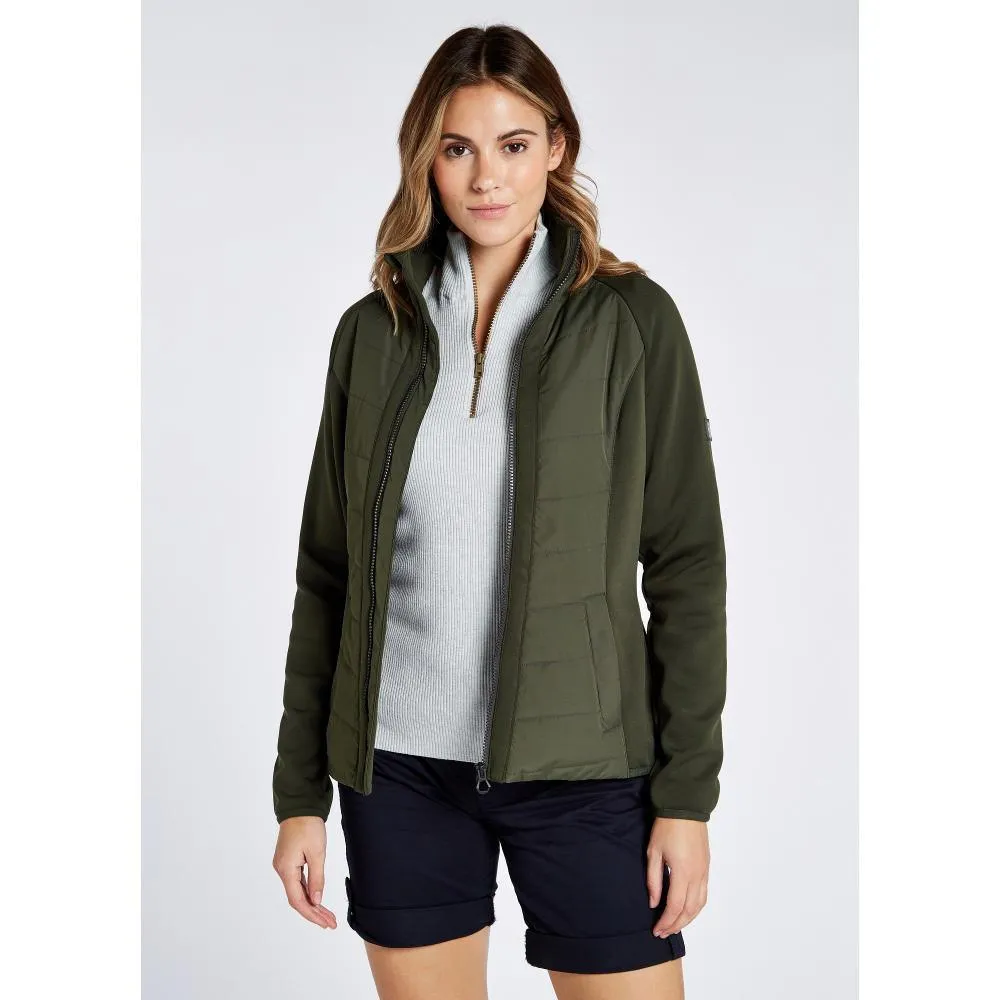 Dubarry Emerald Hybrid Ladies Primaloft Jacket - Pesto