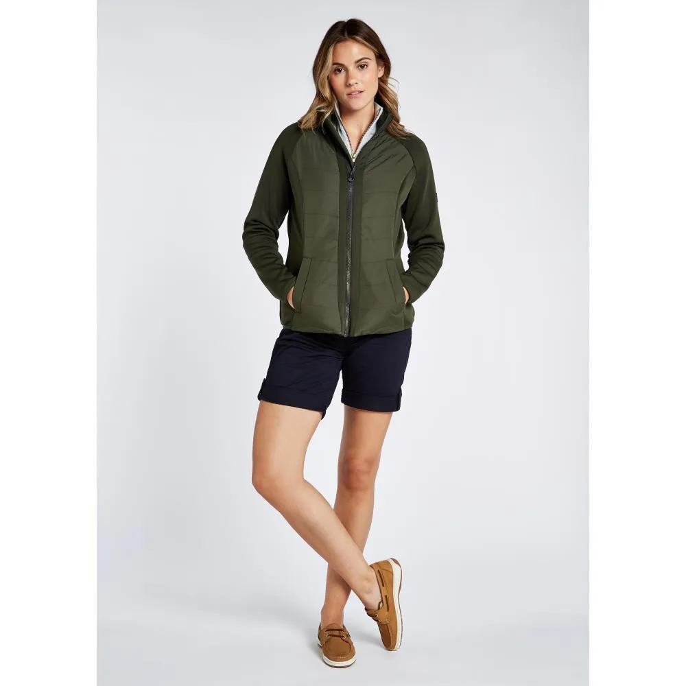 Dubarry Emerald Hybrid Ladies Primaloft Jacket - Pesto