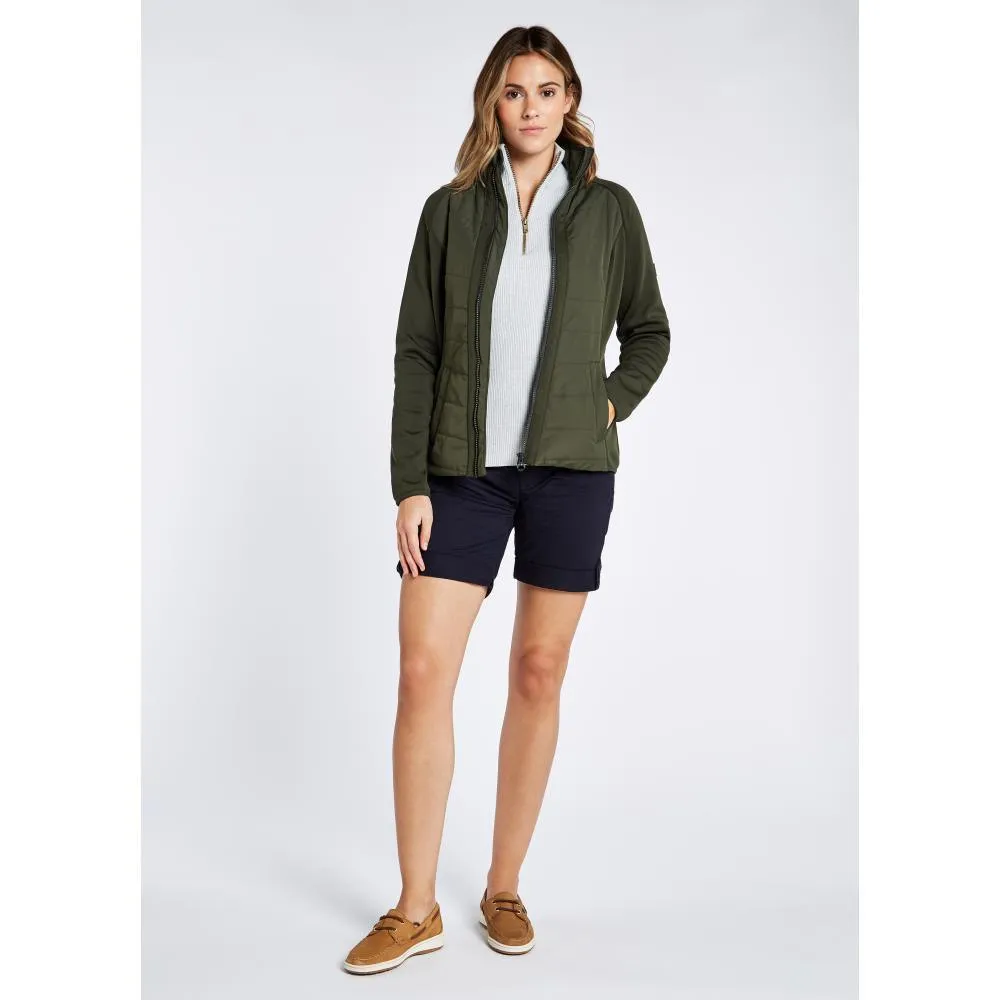 Dubarry Emerald Hybrid Ladies Primaloft Jacket - Pesto