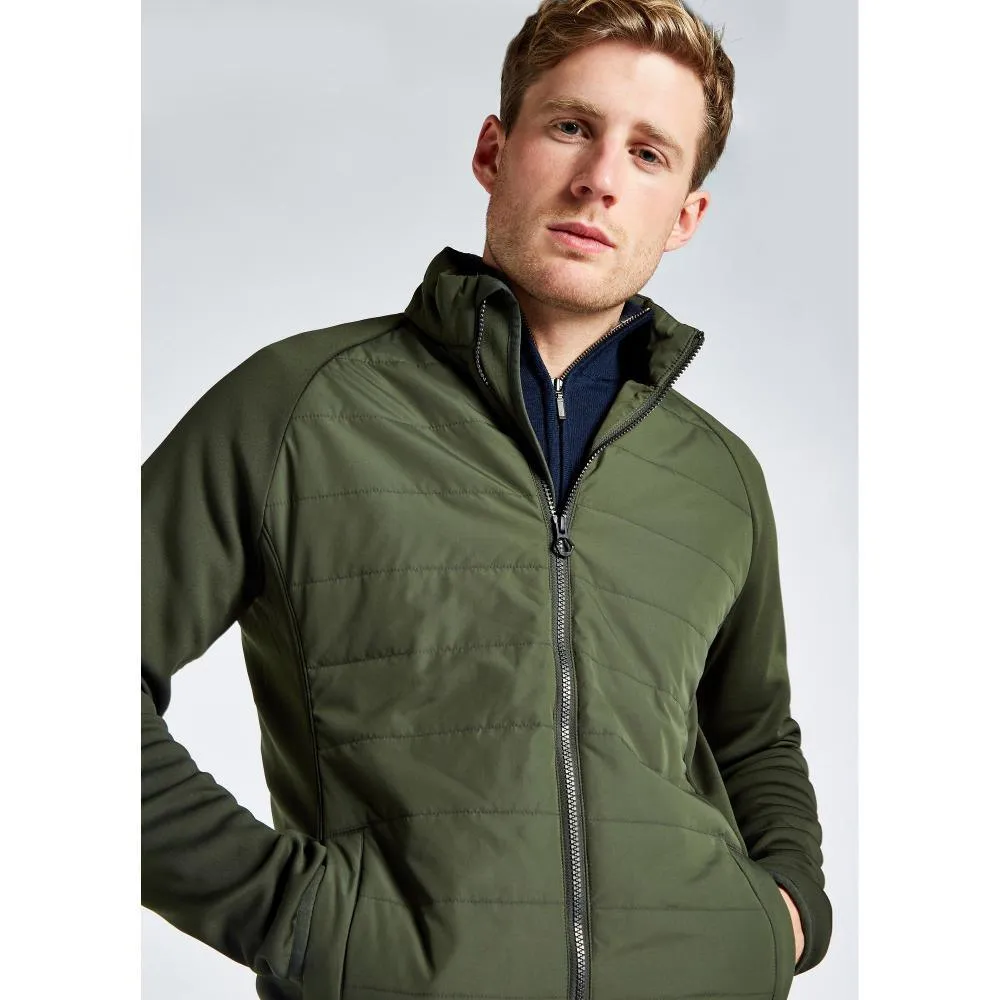 Dubarry Liffey Hybrid Mens Primaloft Jacket - Pesto