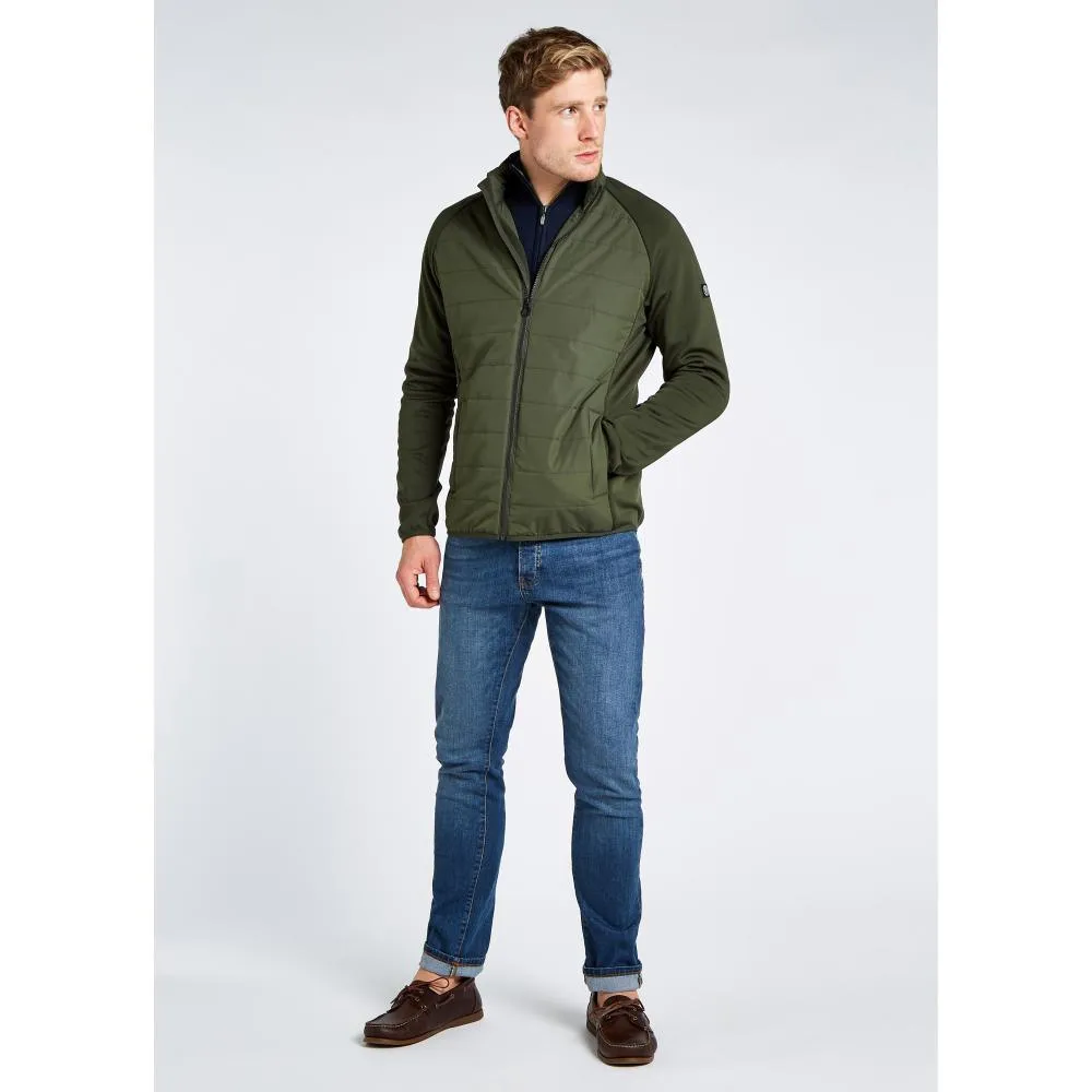 Dubarry Liffey Hybrid Mens Primaloft Jacket - Pesto