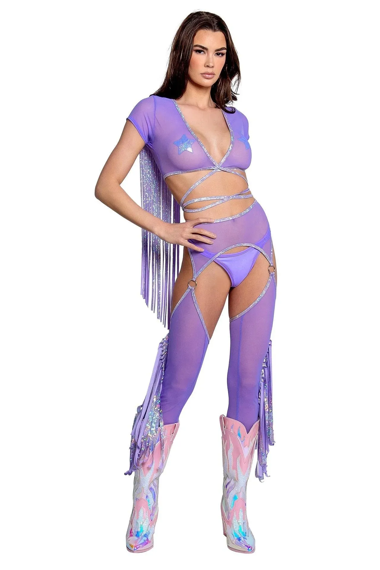 FR111 - Karma Cowgirl Fringe Chaps