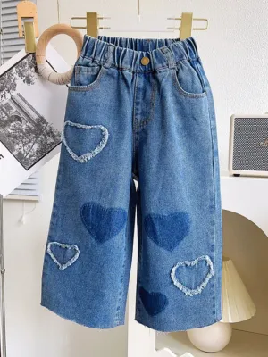 From The Heart Wide Leg Jeans