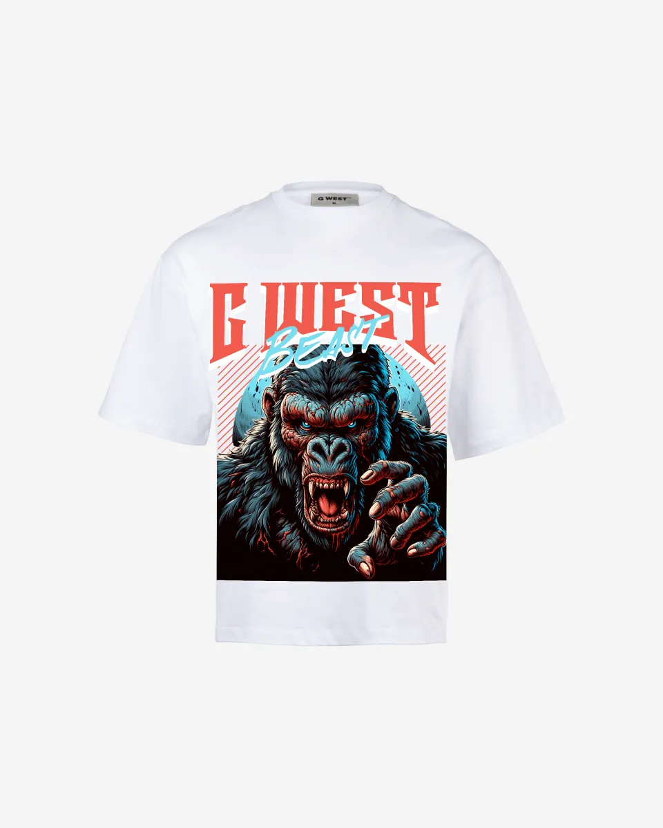 G-WEST BEAST OVERSIZED TEE GWROJMT168