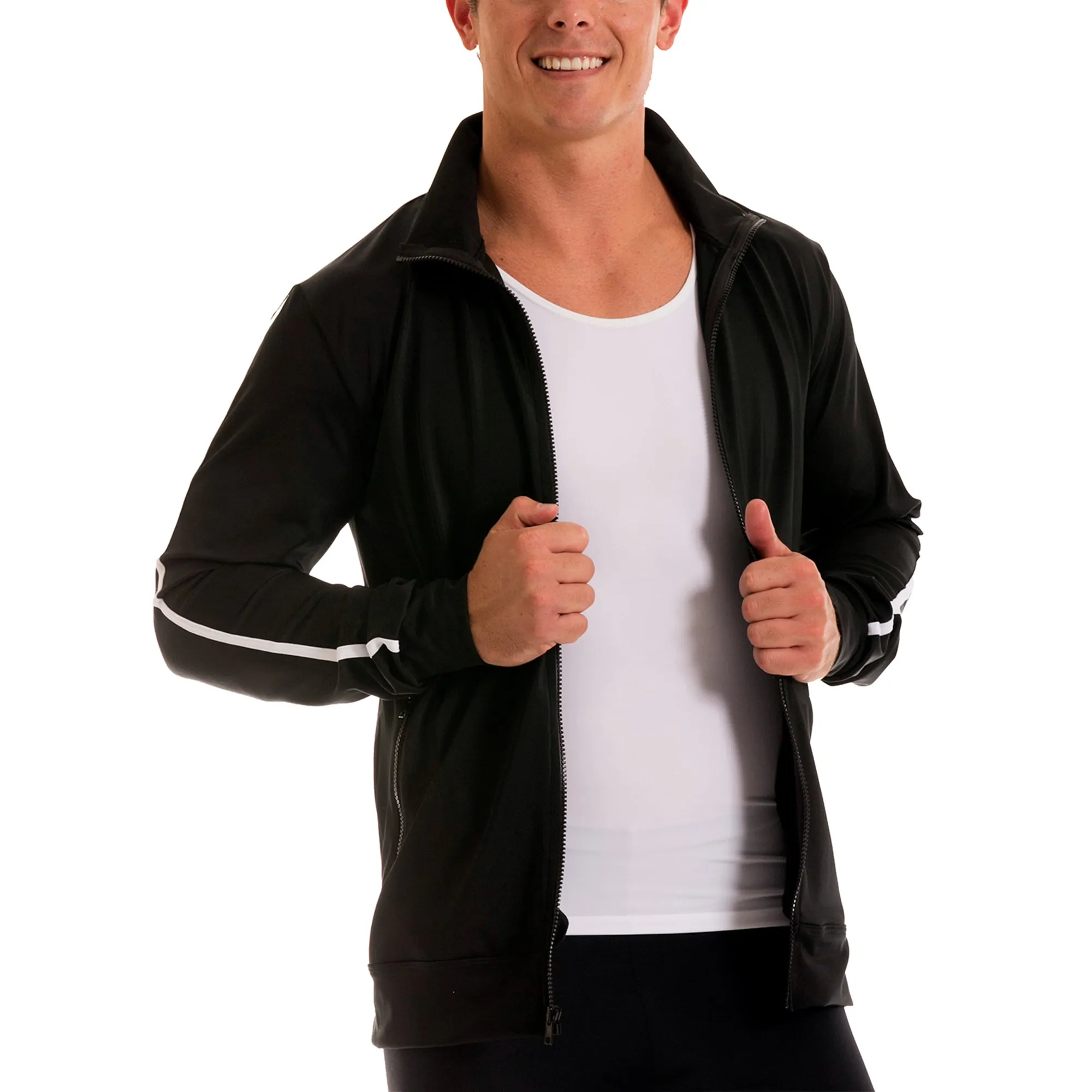 Insta Slim Compression Activewear Zip Up Jacket MA0011
