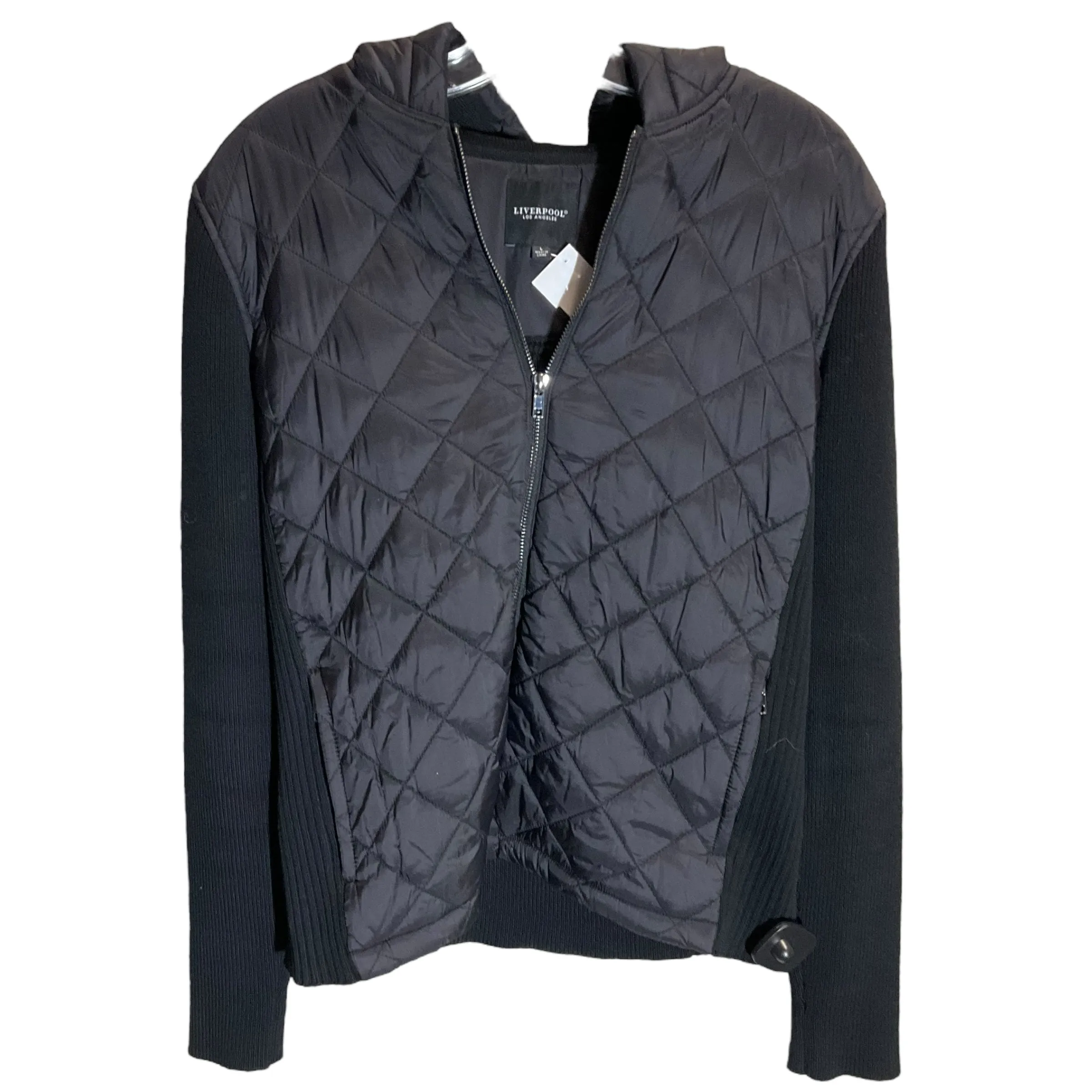 Jacket Puffer & Quilted By Liverpool In Black, Size: L