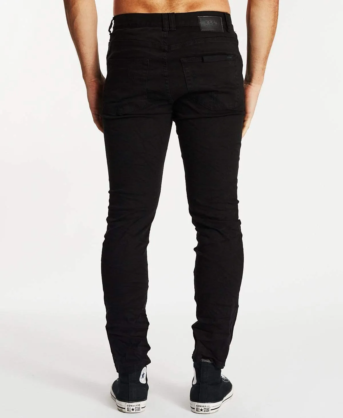 K2 Skinny Jean Destroyed Black