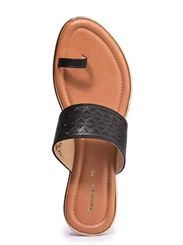 Khadim's PVC Sole Laser-Cut Flats For Women