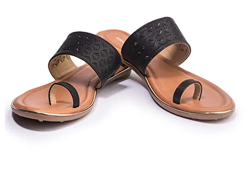 Khadim's PVC Sole Laser-Cut Flats For Women