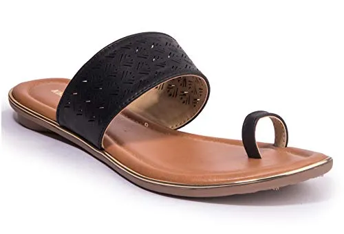 Khadim's PVC Sole Laser-Cut Flats For Women