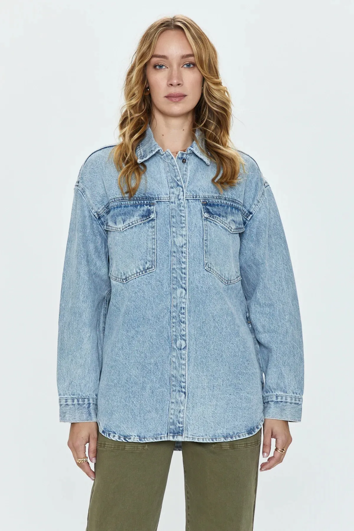 Mandy Oversized Shacket Paloma