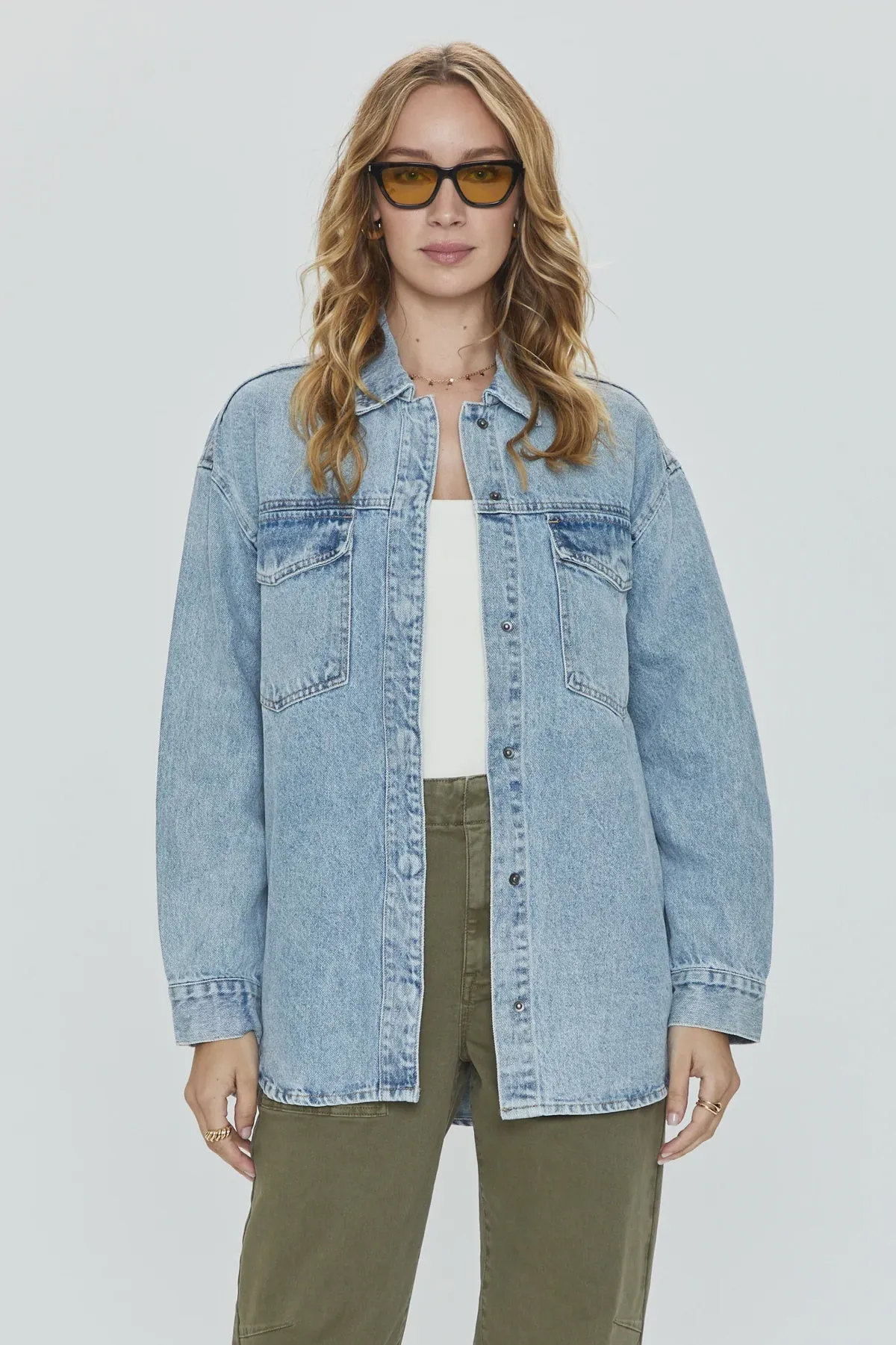 Mandy Oversized Shacket Paloma