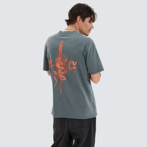 Mystic Quest Box Fit Tee Pigment Turbulence