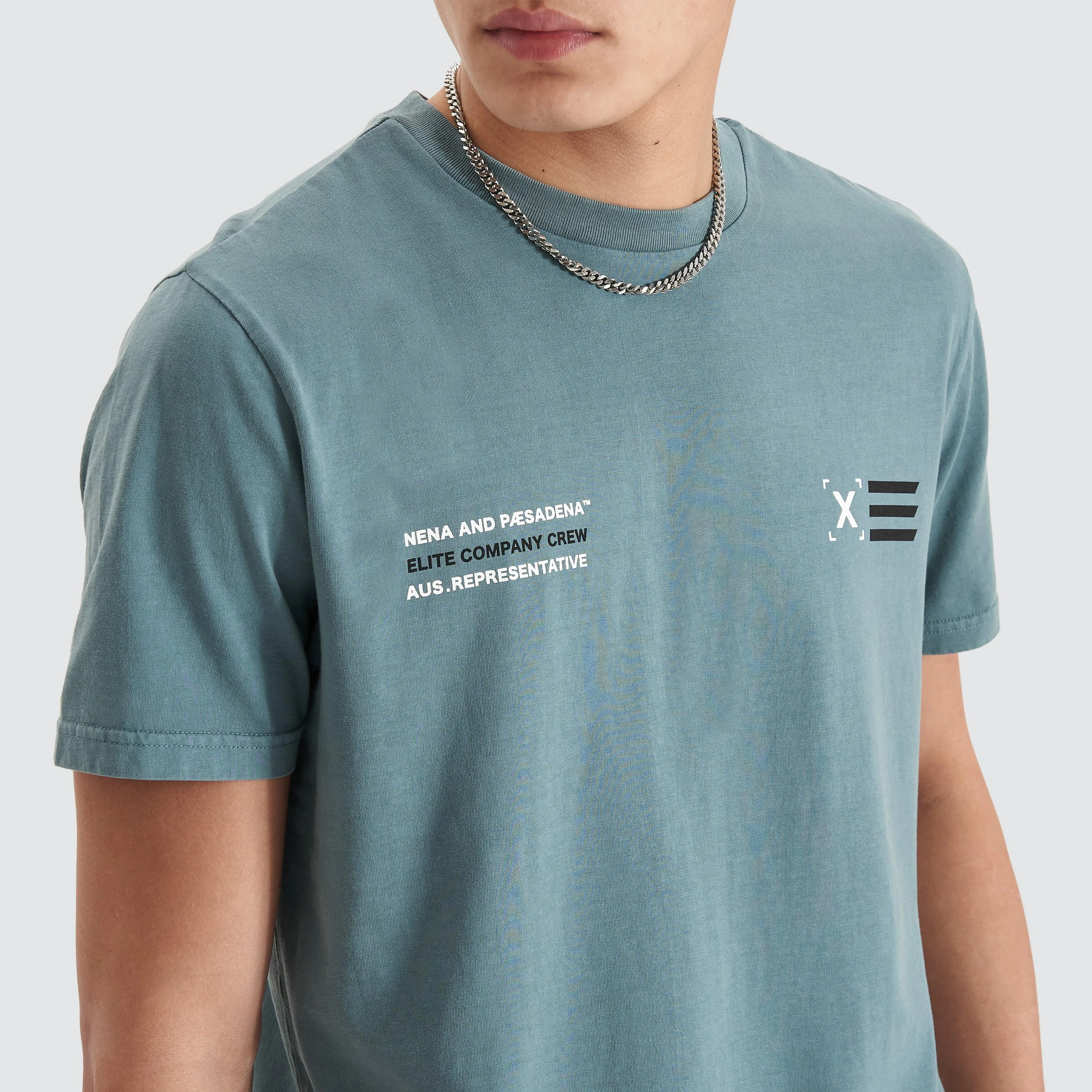 Nave Dual Curved Tee Pigment Goblin Blue