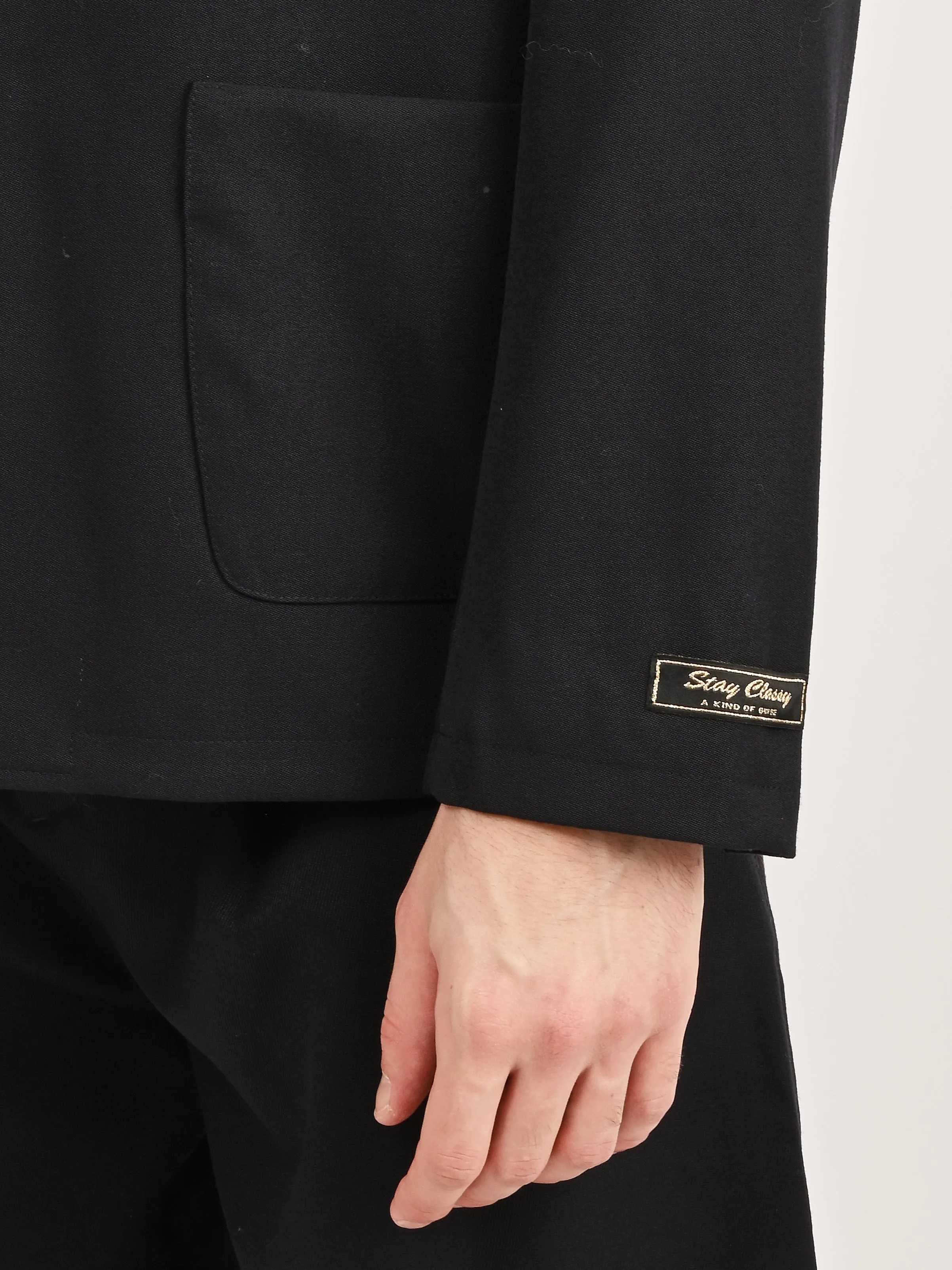 Navy Deconstructed Peak Blazer