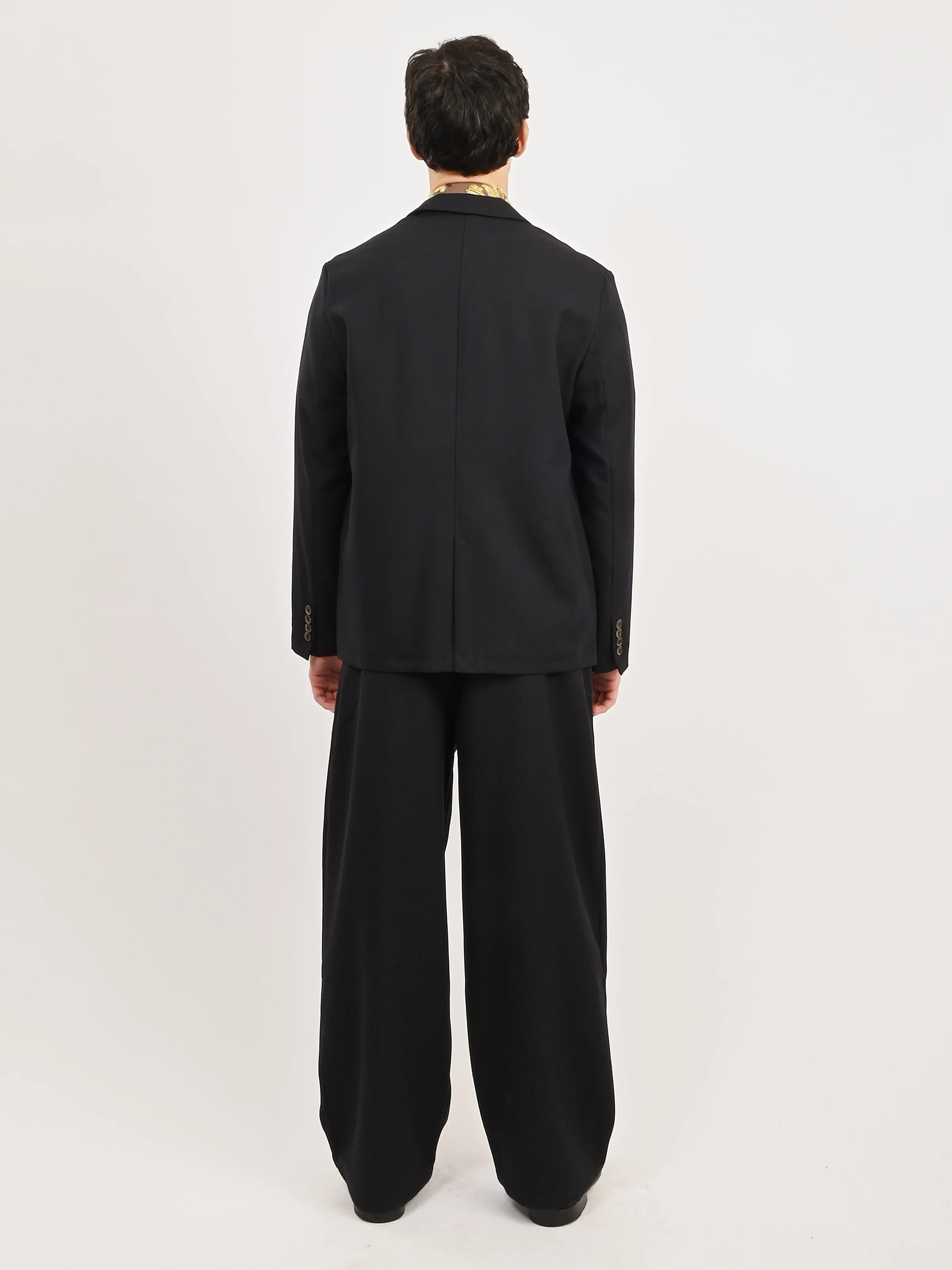 Navy Deconstructed Peak Blazer