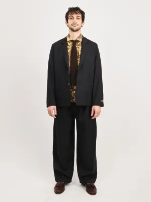 Navy Deconstructed Peak Blazer