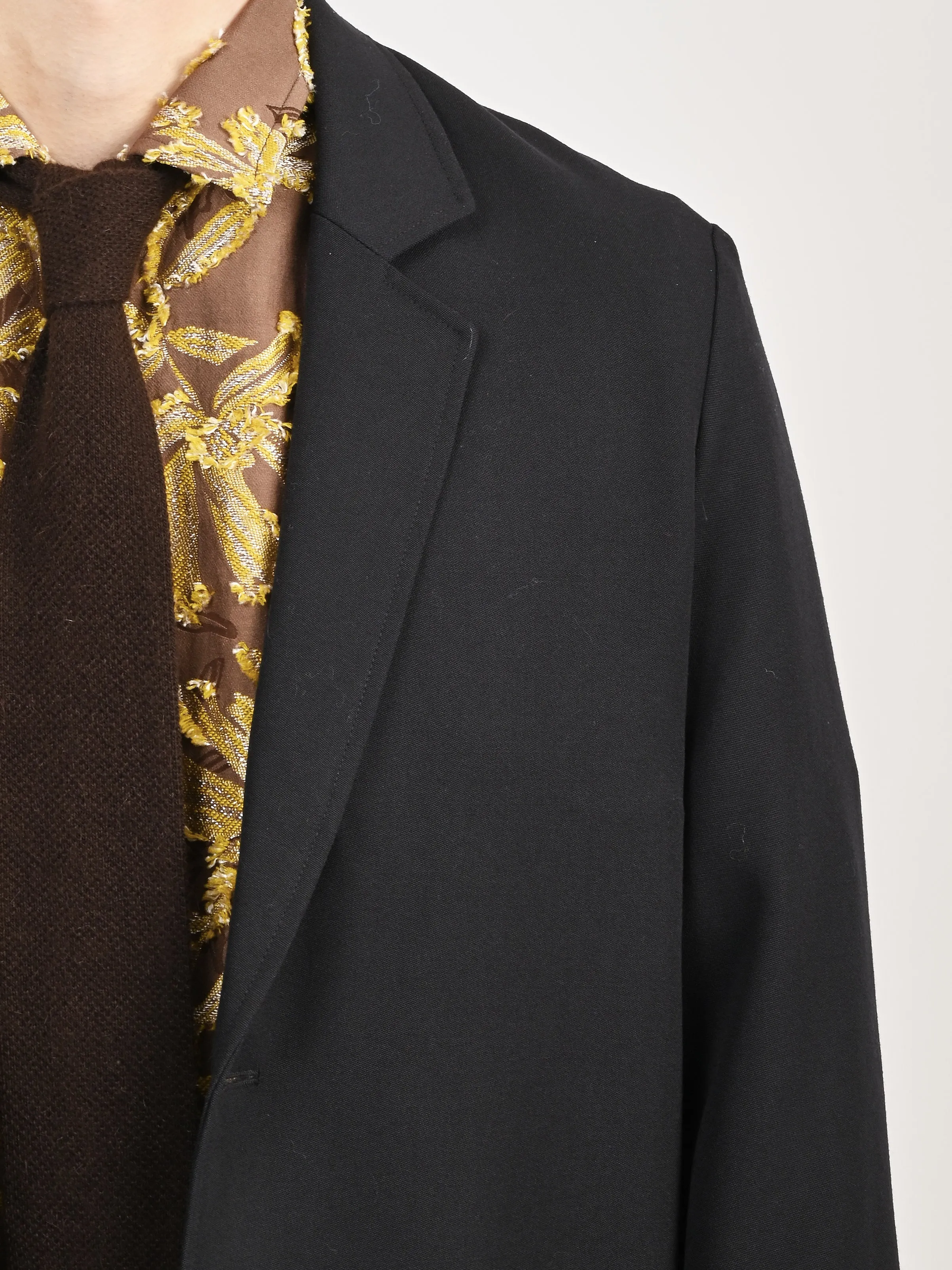 Navy Deconstructed Peak Blazer