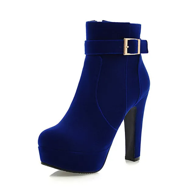 Party High Heels Ankle Boots