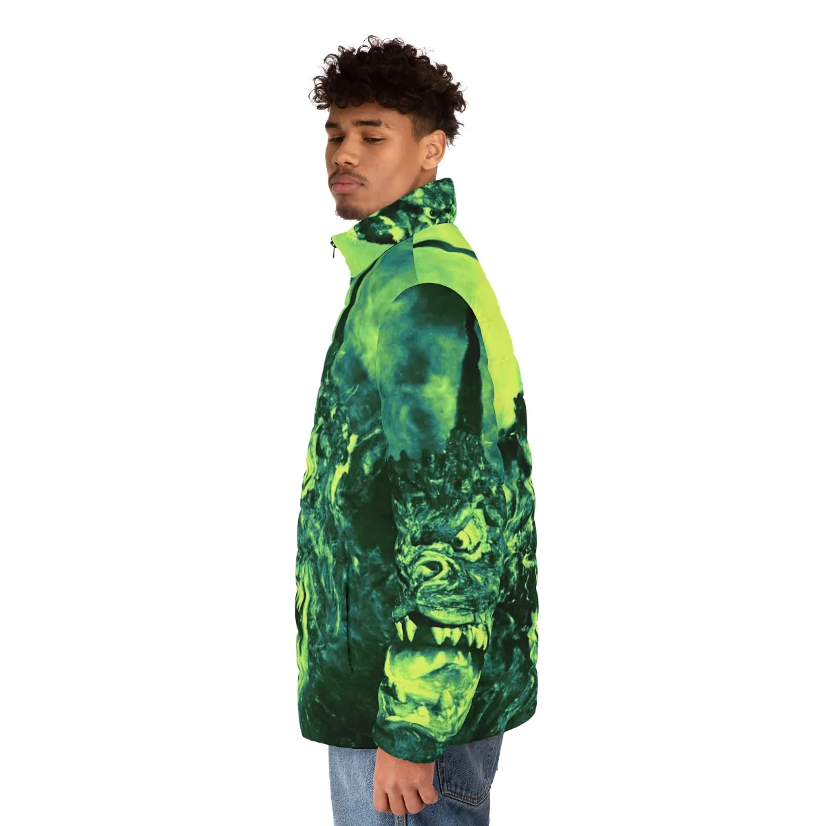 "Night of the Demon 1957 Horror Movie Puffer Jacket"