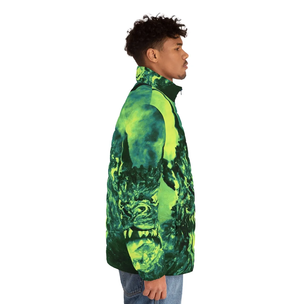 "Night of the Demon 1957 Horror Movie Puffer Jacket"