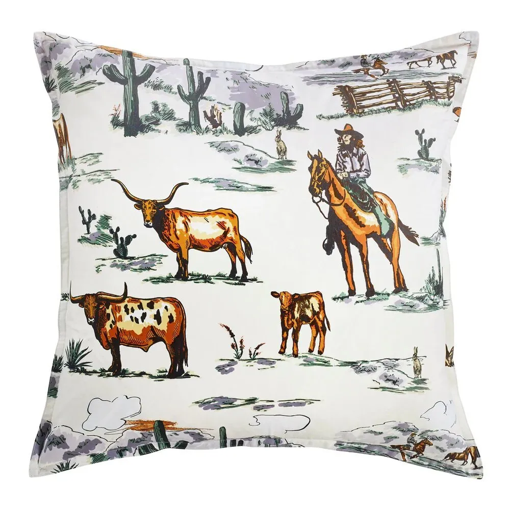 Ranch Life Reversible 3-Pc Comforter Set - Super King