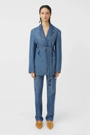 RYLAND DENIM BLAZER CLASSIC BLUE