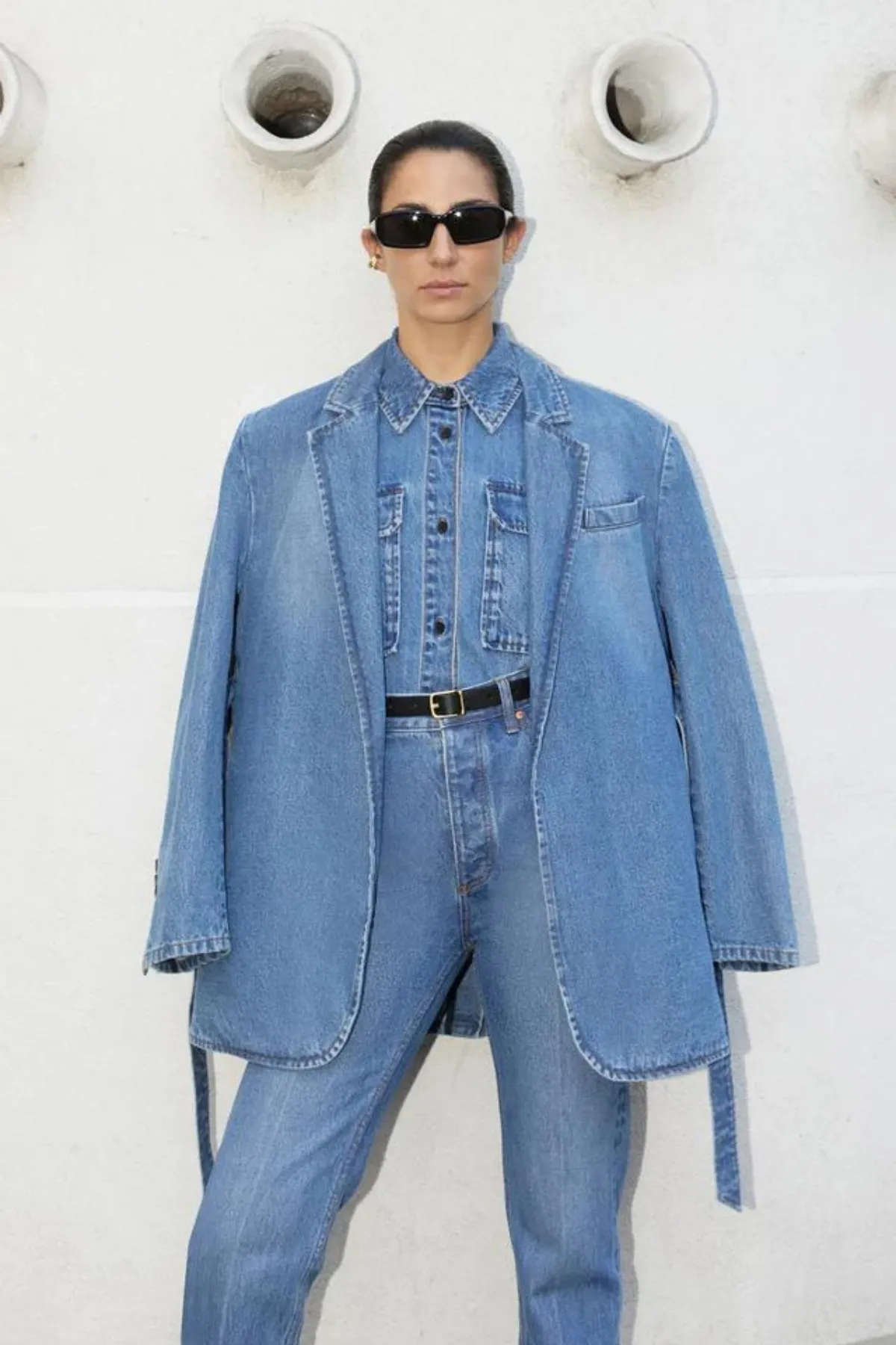 RYLAND DENIM BLAZER CLASSIC BLUE
