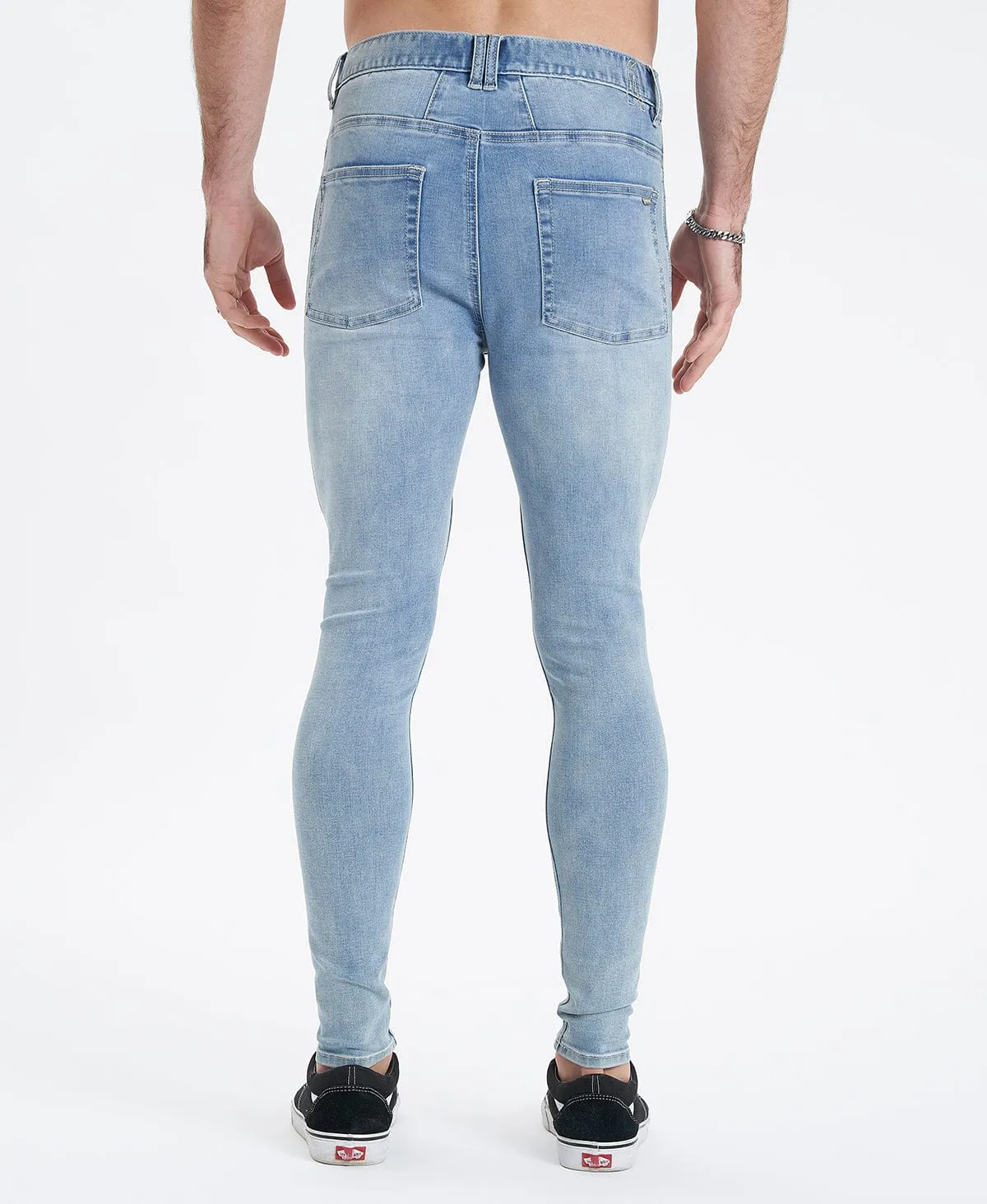 Saint Ultrastretch Jeans Destroyed Bastille Blue