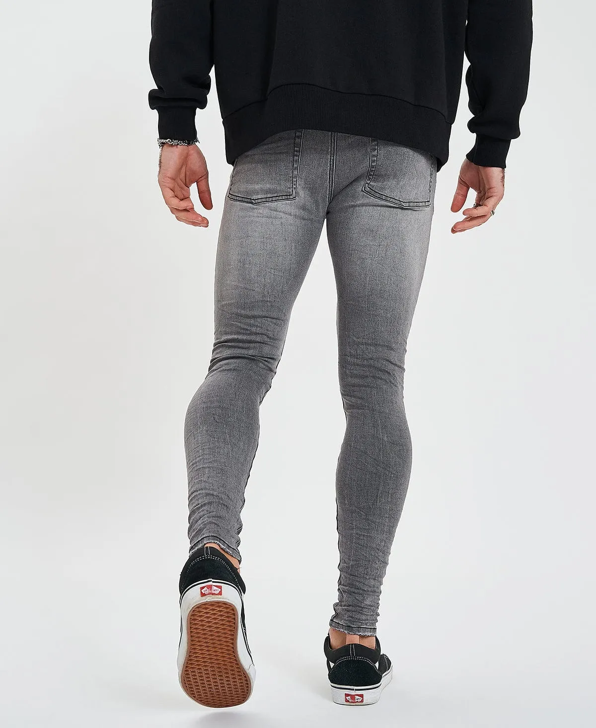 Saint Ultrastretch Jeans Destroyed Gaillon Grey