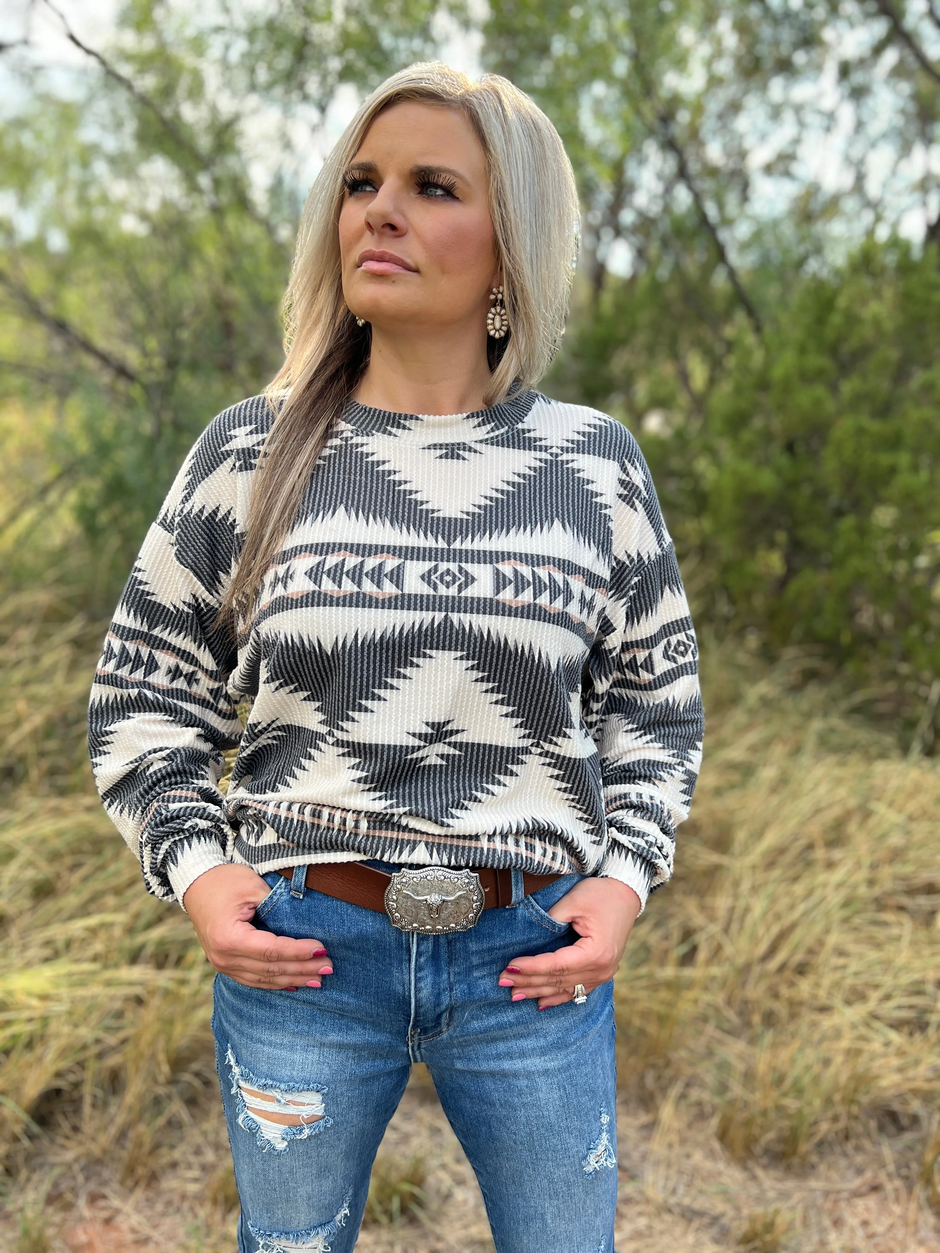 She'll Give Ya The Horns Leather Belt