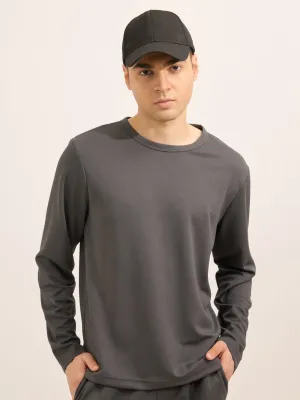 Slate Ride - Relaxed Fullsleeve Tshirt - Gray