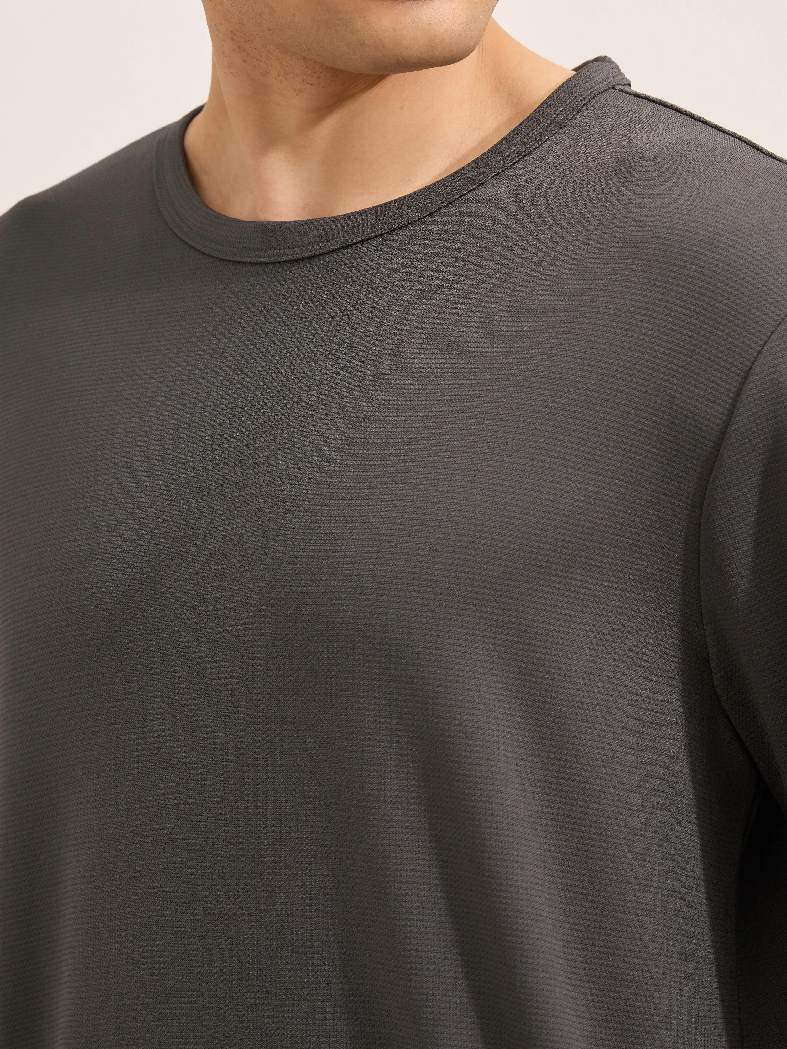 Slate Ride - Relaxed Fullsleeve Tshirt - Gray