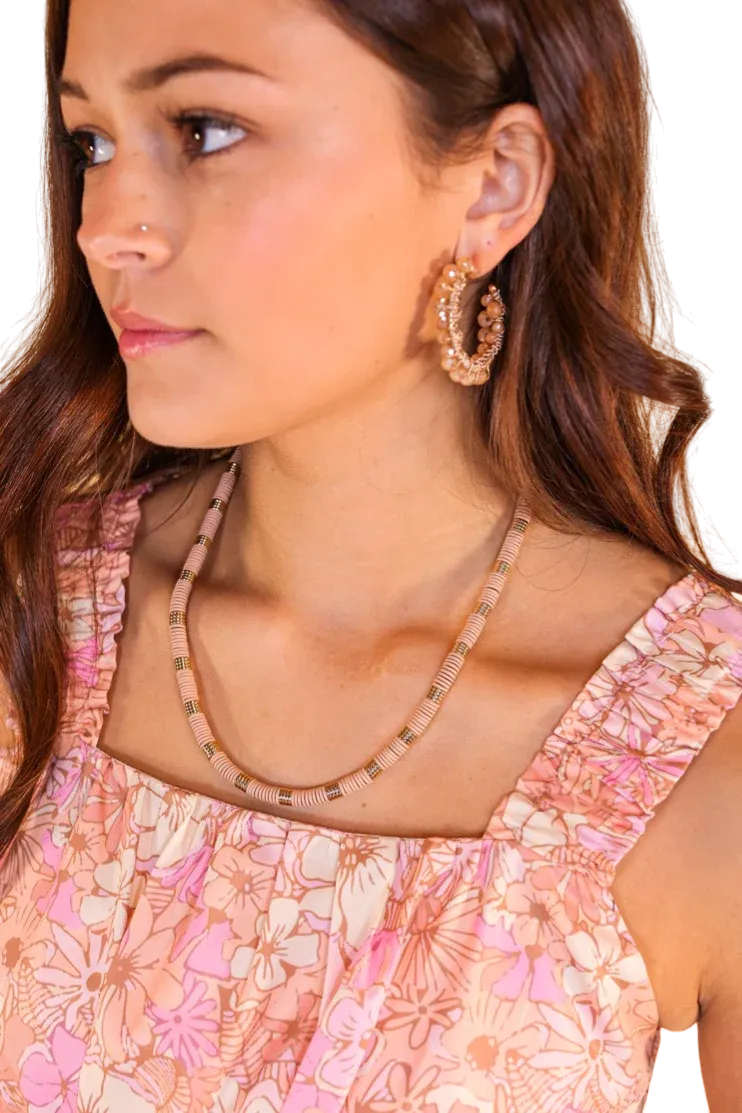 Southern Grace Women's Making Big Statements Tan Chocker Necklace