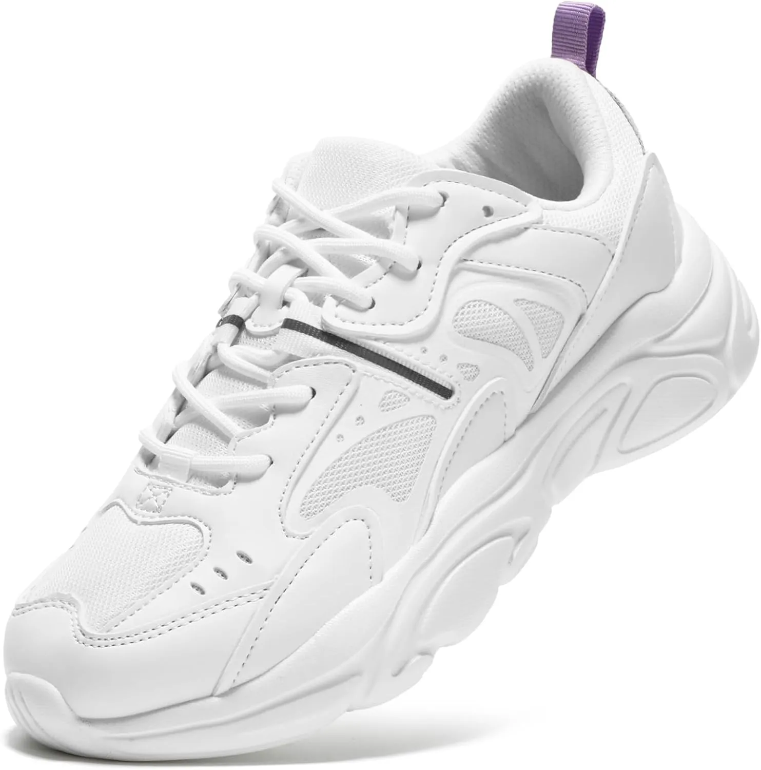 STQ Womens Chunky Sneakers Comfortable Walking Shoes with Arch Sopport