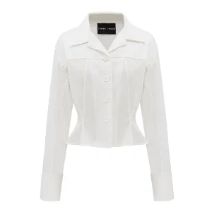 Summer flare denim style jacket