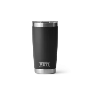 Yeti Rambler 20oz Black Tumbler